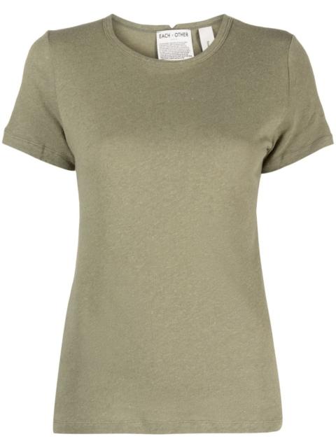 short-sleeve mélange T-shirt