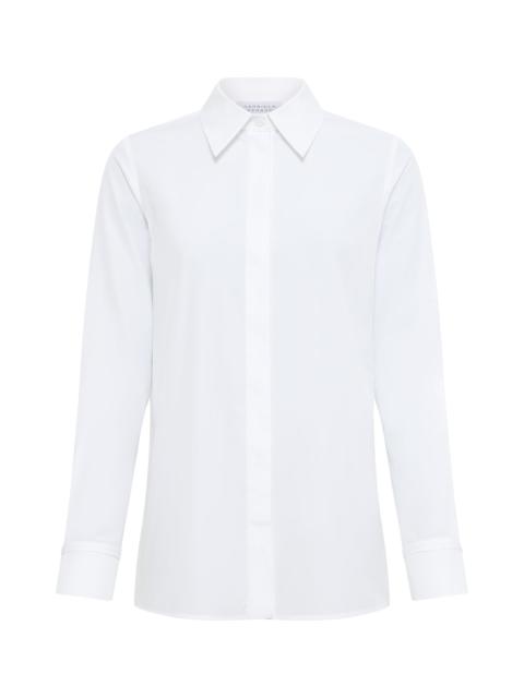 Cruz Shirt in White Sea Island Cotton