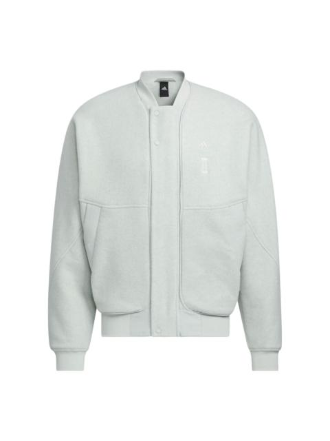 Adidas Wuji Melton Jacket 'Grey' IP4911