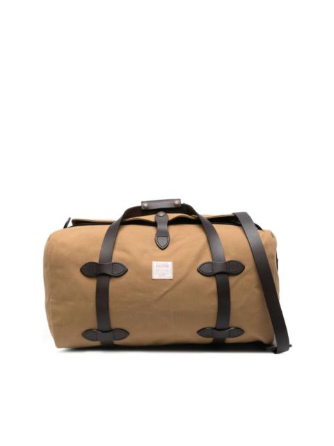 leather-strap tote bag