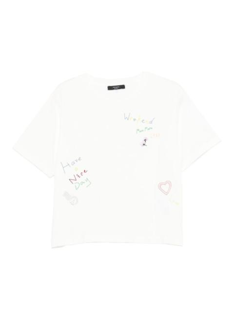 embroidered T-shirt