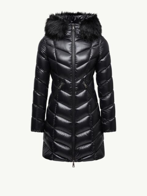 Fulmarus Faux Fur-Trimmed Hooded Long Down Jacket