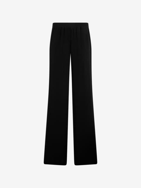 Silk palazzo trousers