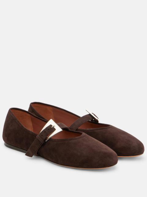Sveva suede Mary Jane flats