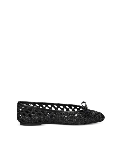 interwoven ballet flats