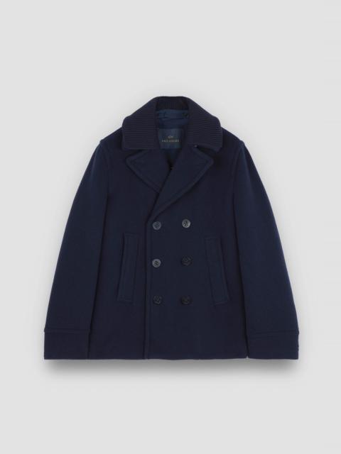 PEACOAT IN WOOL AND CASHMERE