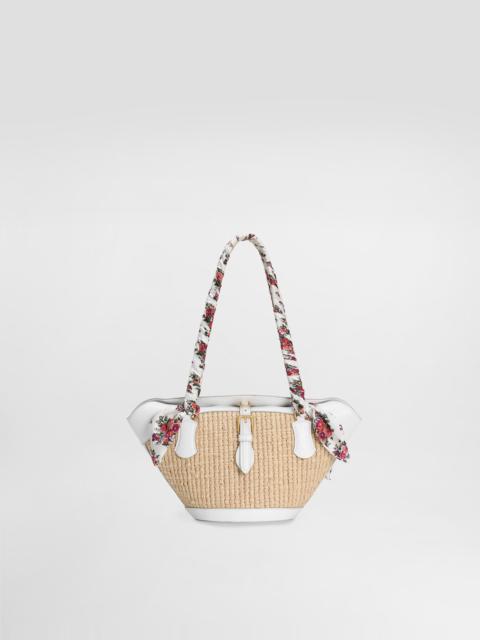 Capri coffa bag in raffia