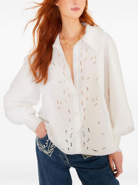 button-fastening blouse