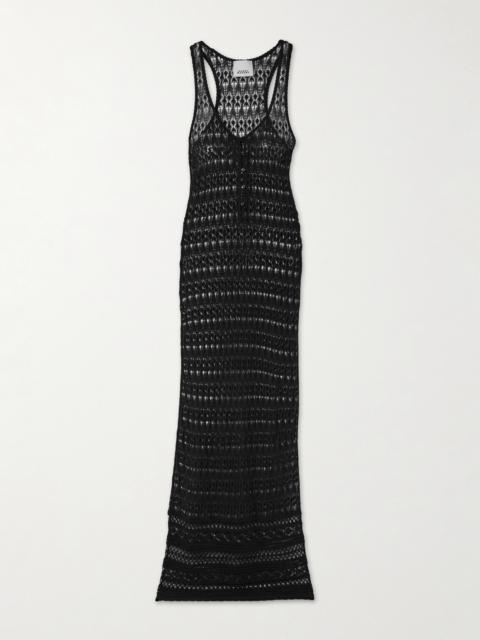 Pernille Crocheted Cotton-blend Maxi Dress
