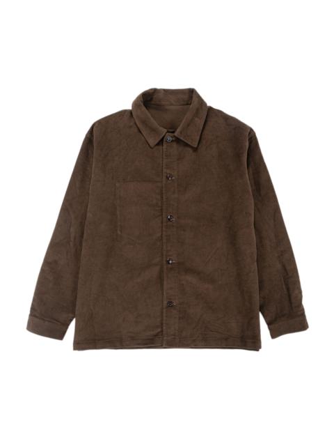 Signal Shirt Dark Brown Cotton Moleskin