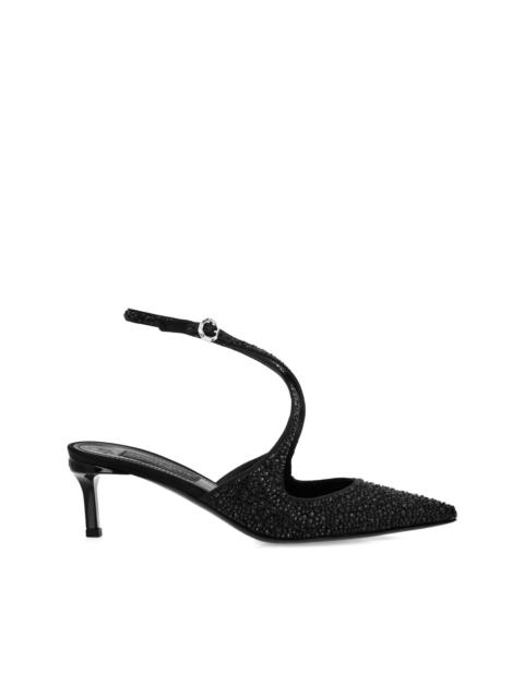 55mm Slingback Strass pumps