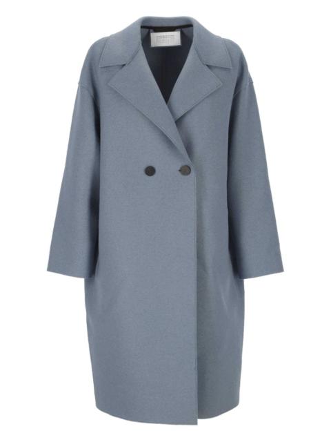 double-breasted lapel coat