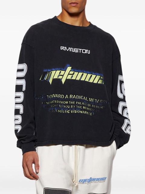 radical paper garden long-sleeve T-shirt