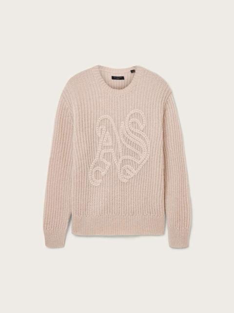 CHAINY EMBROIDERED SWEATER