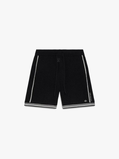 Black Mesh Shorts | Casablanca Paris
