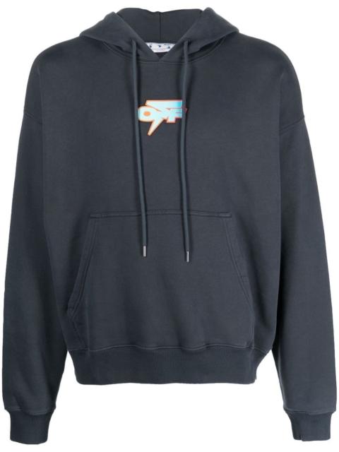 Degradé Thund cotton hoodie