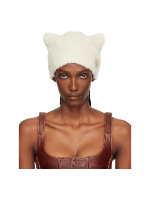 Beige Precious Beanie