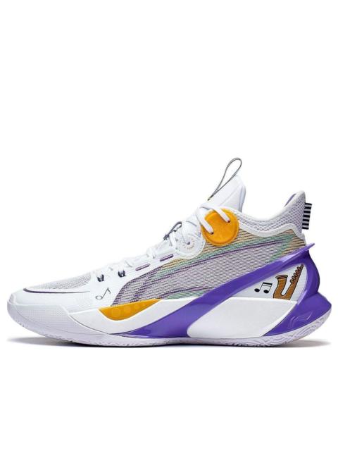 Li-Ning Sonic 10 Ultra Mid 'White Purple Yellow' ABAS145-4