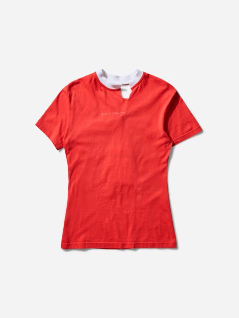 Women's Cut Out T-Shirt Red