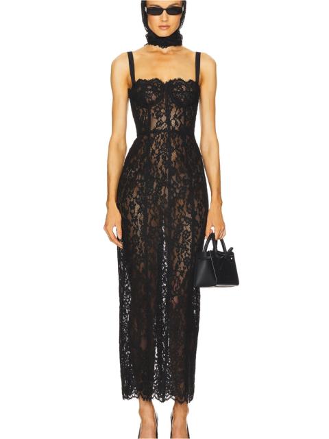 The Lace Column Dress