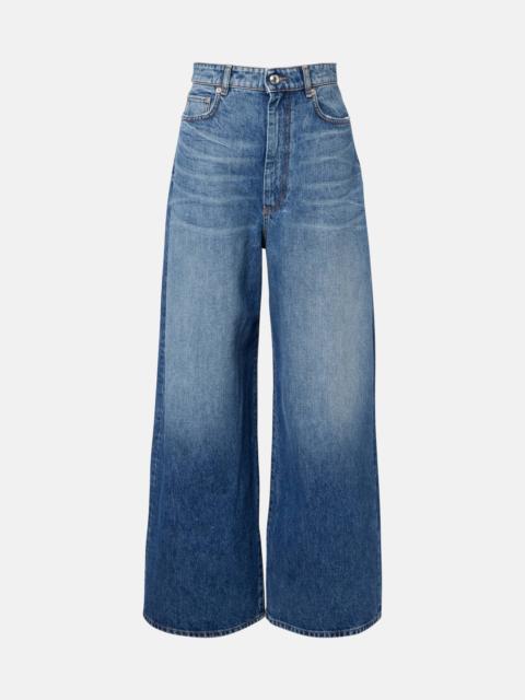 Dangri faded wide-leg jeans