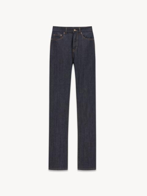 90'S SLIM JEANS IN RAW INDIGO DENIM