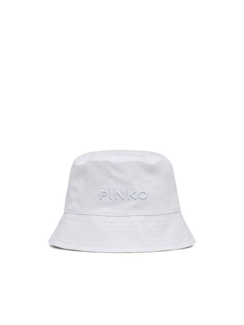 embroidered-logo bucket hat