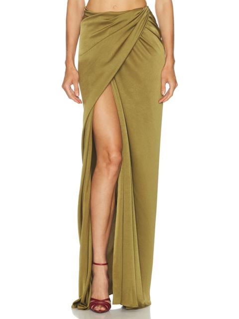 Draped Long Skirt