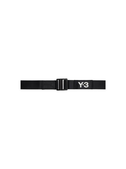 Y-3 Black 'Y-3' Belt | REVERSIBLE