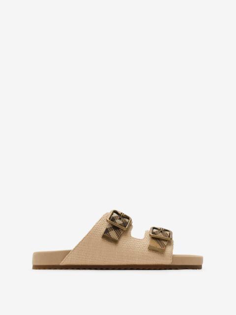 Raffia-effect Urchin Sandals