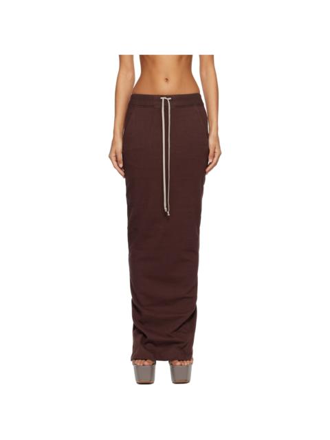 Burgundy Concordians Pull On Pillar Maxi Skirt