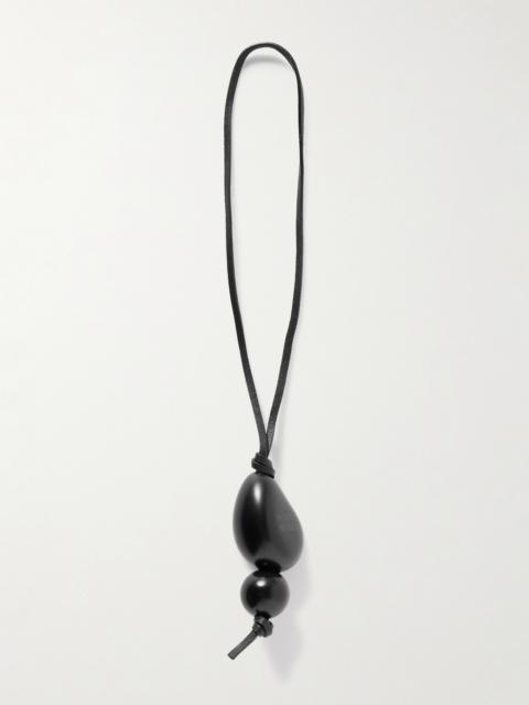 The Tagua Leather Bag Charm