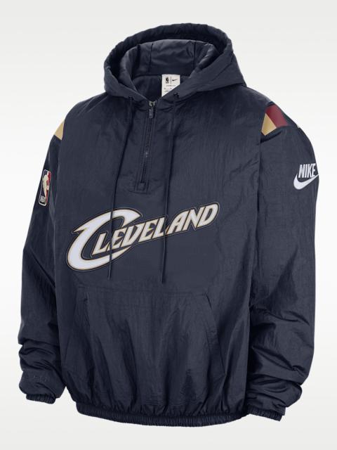 Cleveland Cavaliers Hardwood Classics Men's Nike Therma-FIT NBA 1/2-Zip Hoodie