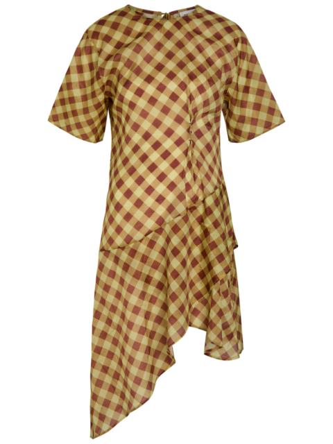 Damson Madder Harmony Lyocell and Cotton-blend Midi Dress