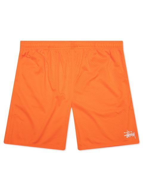 MESH BASIC SHORTS - ORANGE