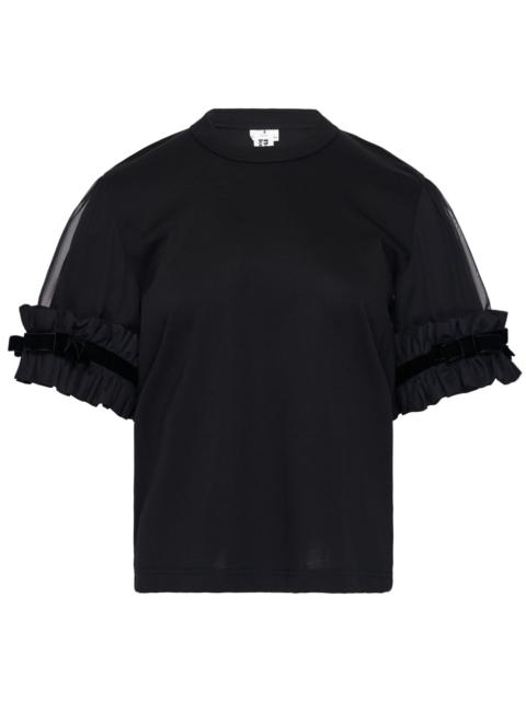 Cotton Ponte x Polyester Top