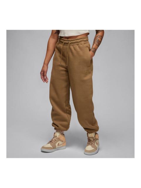 (WMNS) Air Jordan Flight Pants 'Brown Kelp' FB5114-395