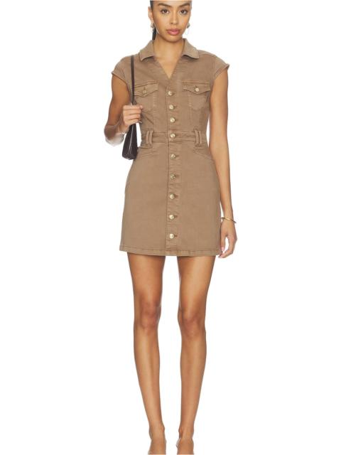 jaxsyn denim dress PAIGE Women's Jaxsyn Denim Dress, Size 8, White