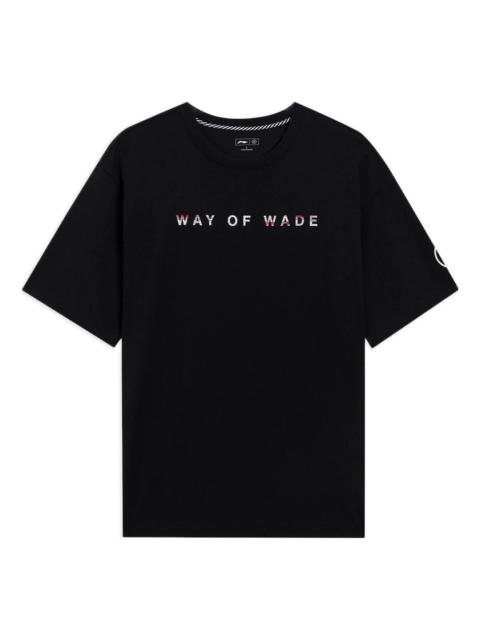 Li-Ning Way Of Wade Code Graphic Loose Fit T-shirt 'Black' AHSS437-1