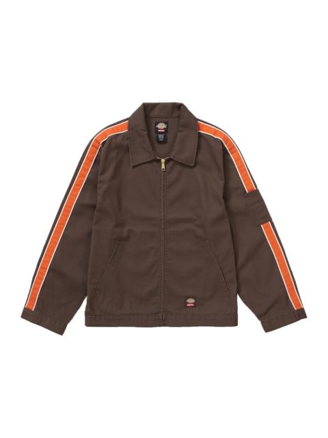 Supreme Dickies Stripe Eisenhower Jacket Brown