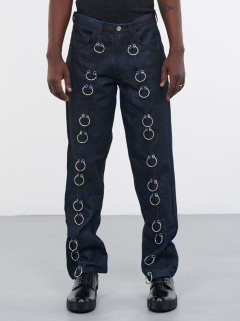 Spray Painted Denim Pants