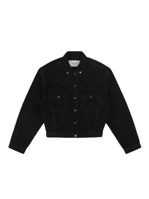 SHRUNKEN DENIM JACKET MAGNETITE