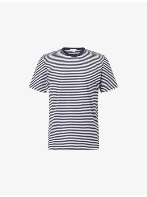 Striped Crewneck Cotton T-Shirt