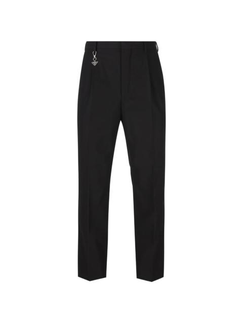Prada Charm-detail Trousers