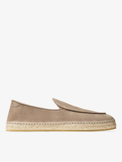 Shenton Espadrille
Stone Velvet Suede Espadrilles