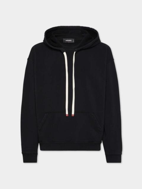 RELAX FIT LOGO DRAWSTRING HOODIE
