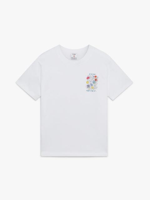 White Graffiti Short Sleeve T-Shirt | Casablanca Paris