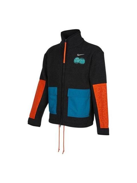 Nike CNY Chinese New Year's Edition Contrast Color Stitching Loose logo Sports Stand Collar Jacket B