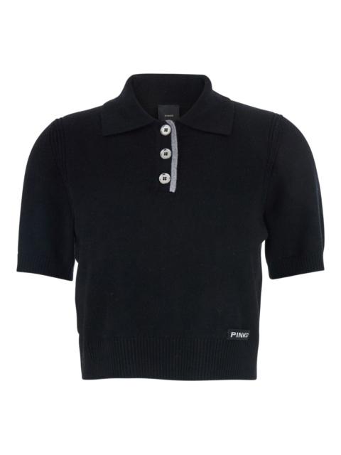 short-sleeve polo top