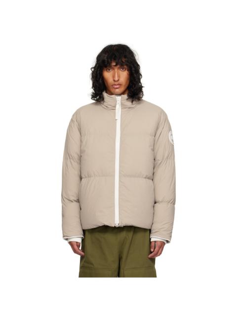 Beige Lawrence Puffer Down Jacket